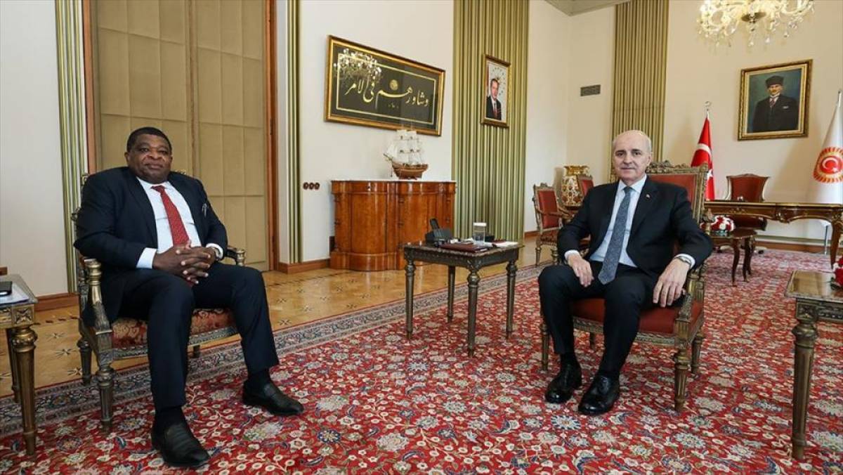 TBMM Başkanı Kurtulmuş, PAB Genel Sekreteri Chungong'u Meclis'te kabul etti