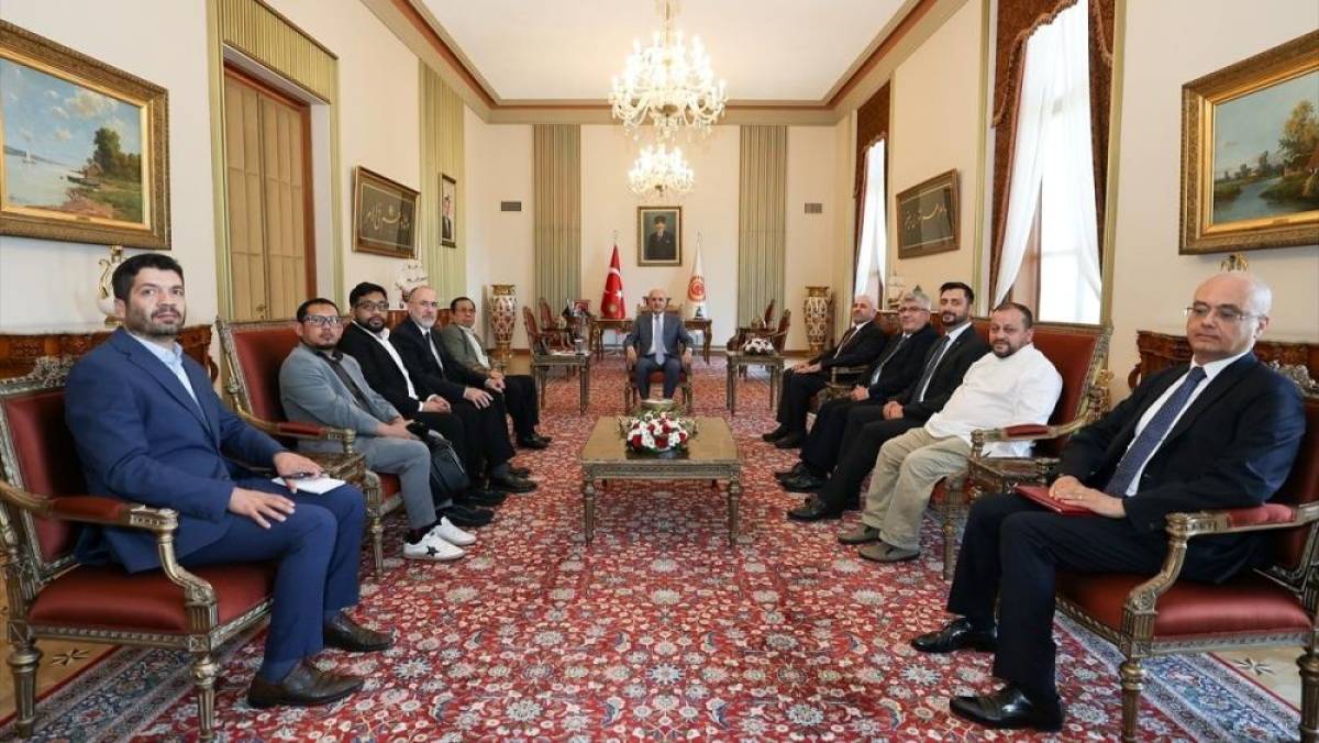 TBMM Başkanı Kurtulmuş, Filipinler'in Bangsamoro &Ouml;zerk B&ouml;lgesi Kurucu Başbakanı İbrahim ile g&ouml;r&uuml;şt&uuml;