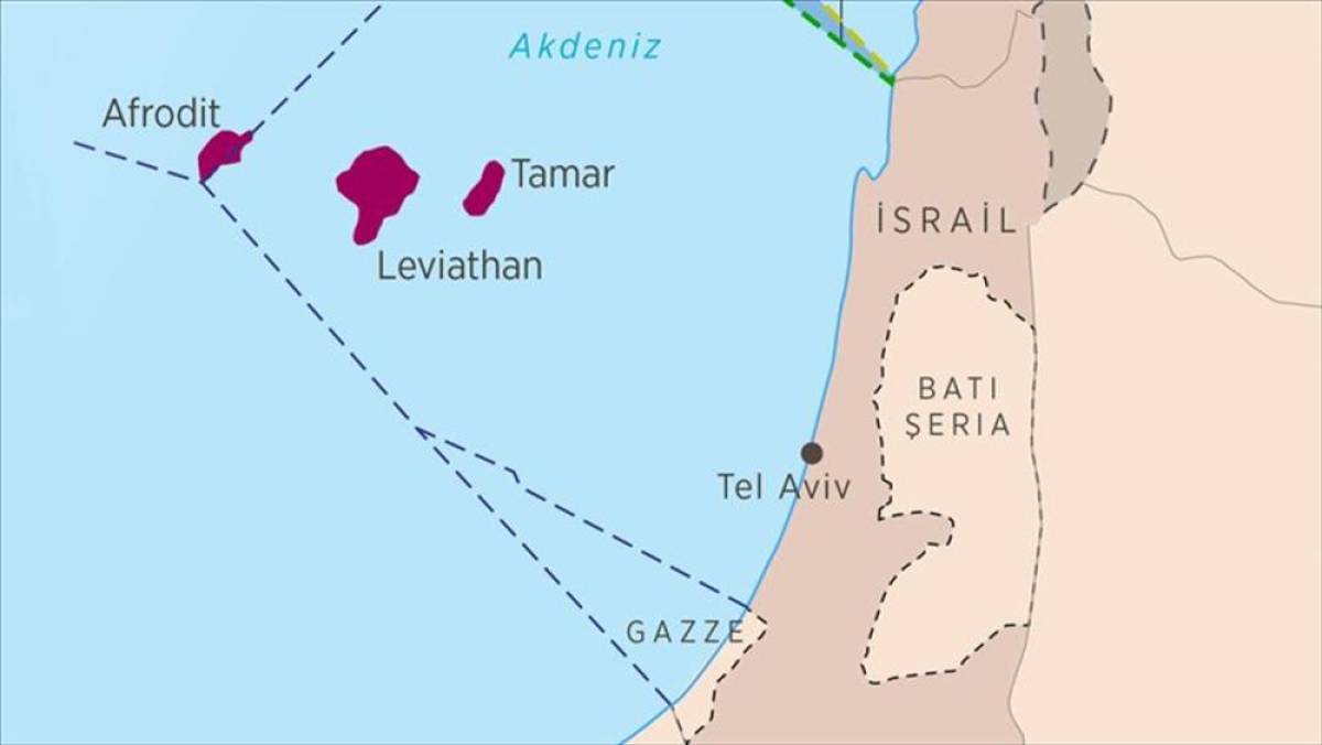 İsrail'in Akdeniz'deki Leviathan doğal gaz sahasında &uuml;retime yeniden başlandı