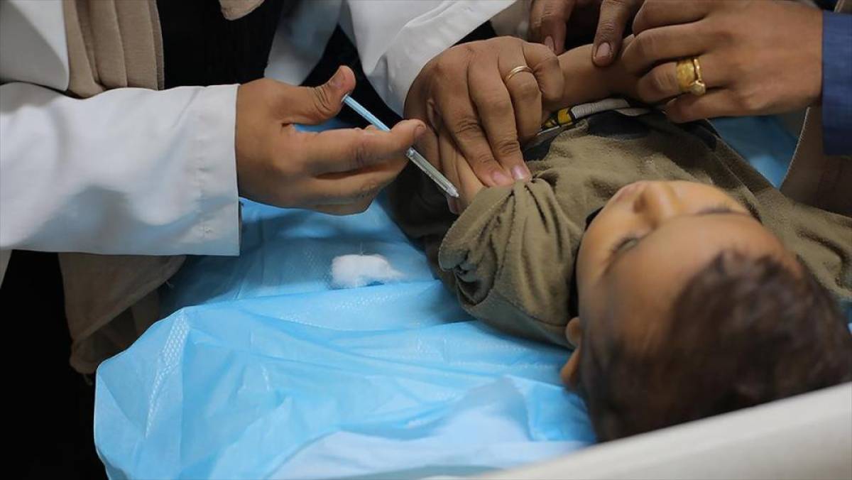 Gazze&rsquo;de yarın 5 g&uuml;n s&uuml;recek &ccedil;ocuk aşısı kampanyası başlatılacak