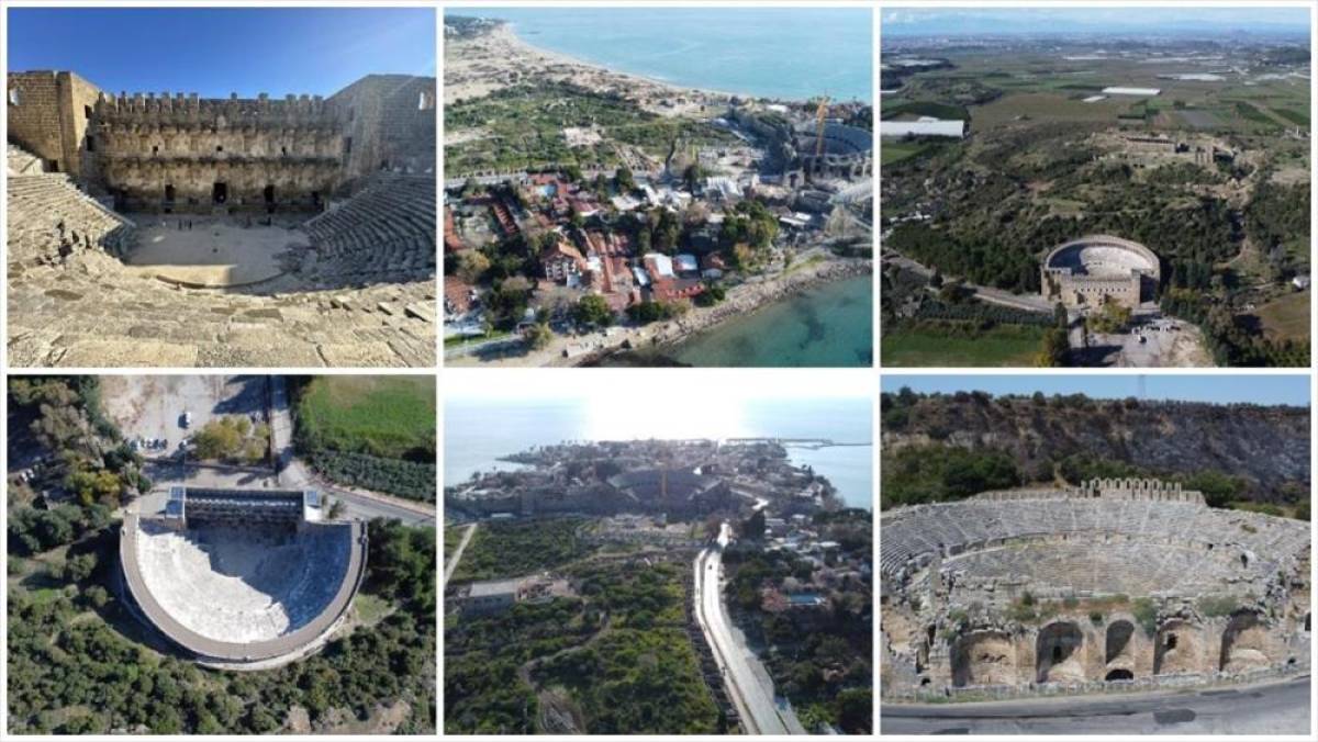 Antalya'nın kültür hazineleri anıtsal antik tiyatrolar tarihe tanıklık ediyor