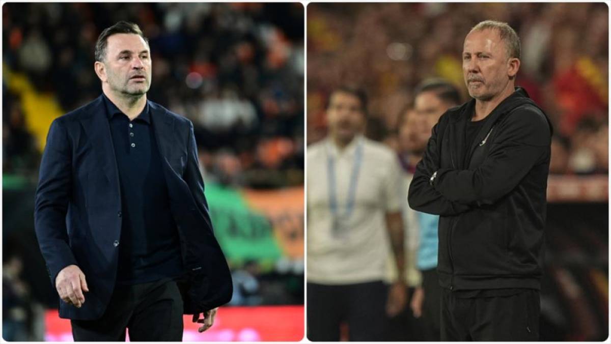 Sergen Yal&ccedil;ın ve Okan Buruk'un derbi "karnesi"