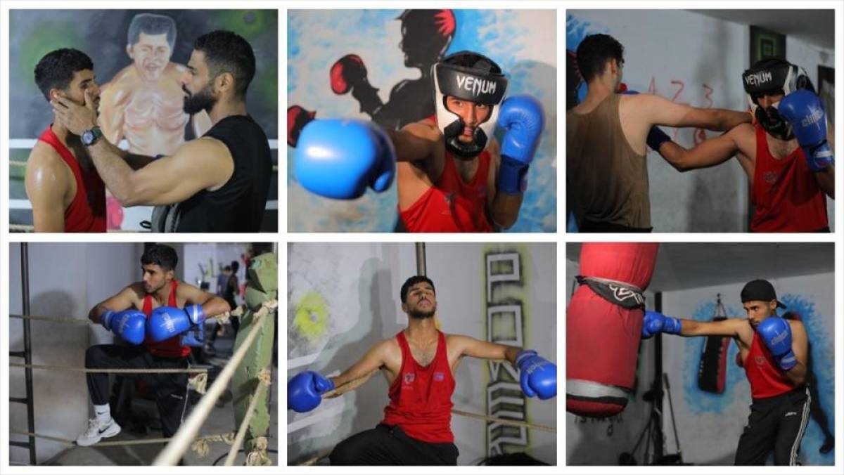 İsrail saldırısında gözünü kaybeden Gazzeli boksör, hayallerini gerçekleştirmekte kararlı