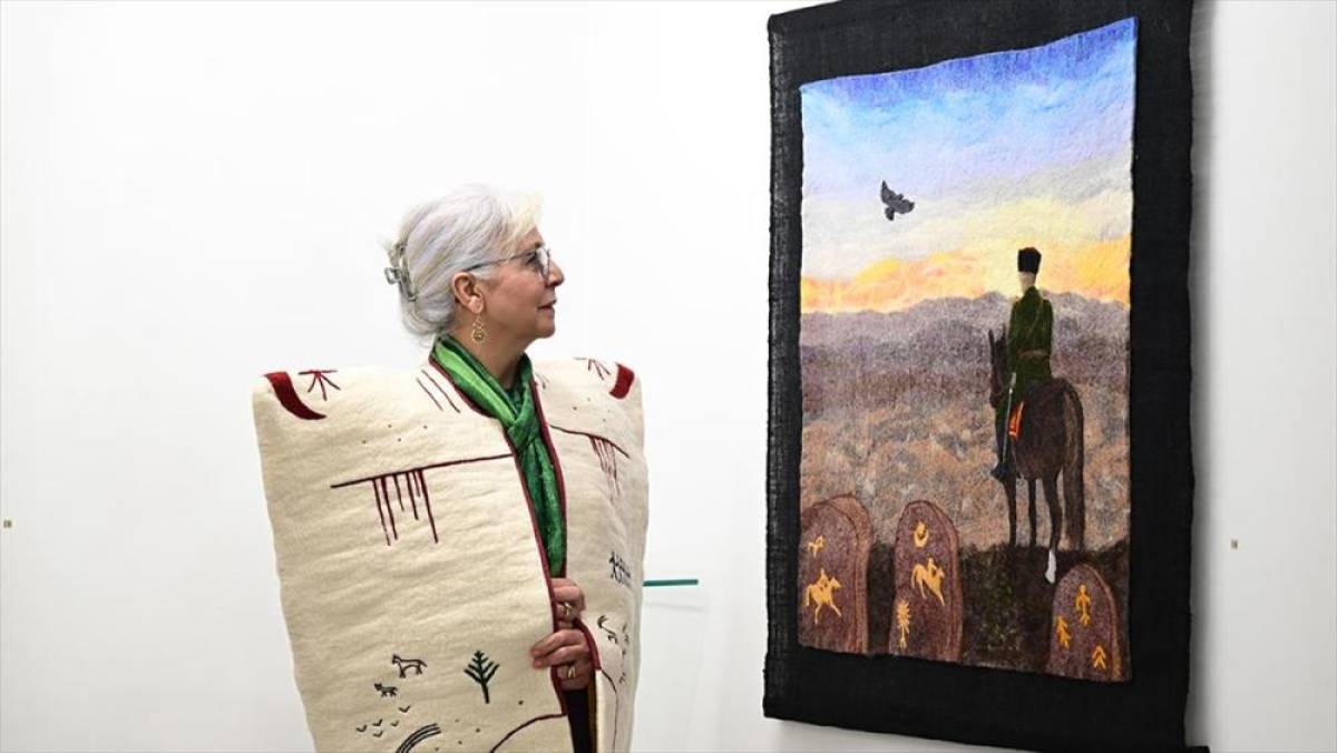 T&uuml;rk medeniyetinin binlerce yıllık kaya resimleri ke&ccedil;eyle sanata d&ouml;n&uuml;şt&uuml;