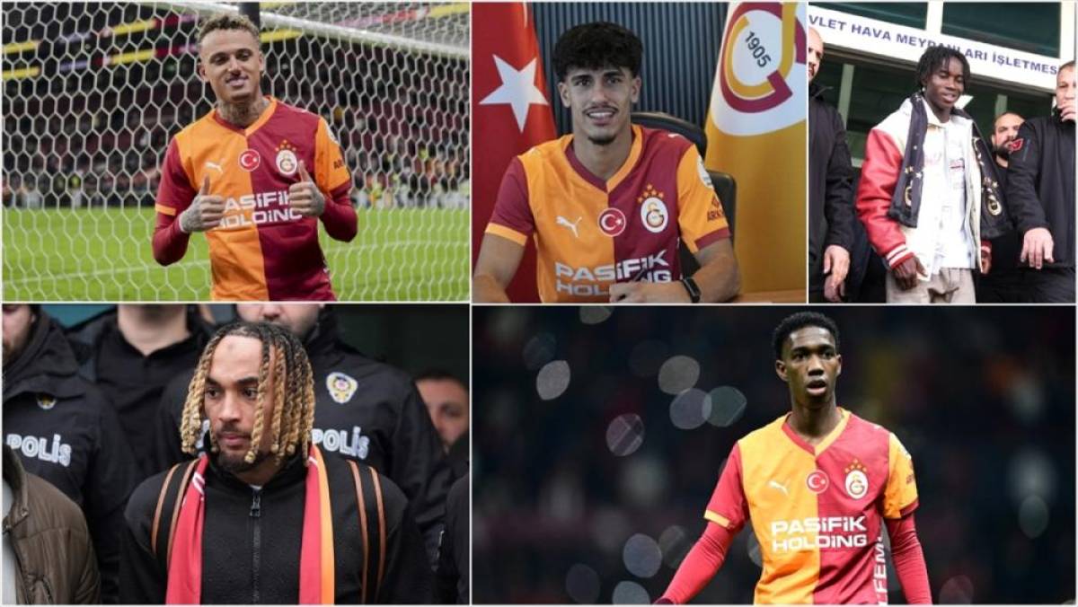 Galatasaray'dan ara transferde 5 takviye