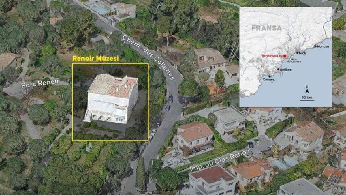Fransa'da Renoir M&uuml;zesi'nden tahmini değeri 9 milyon avro olan tablolar &ccedil;alındı