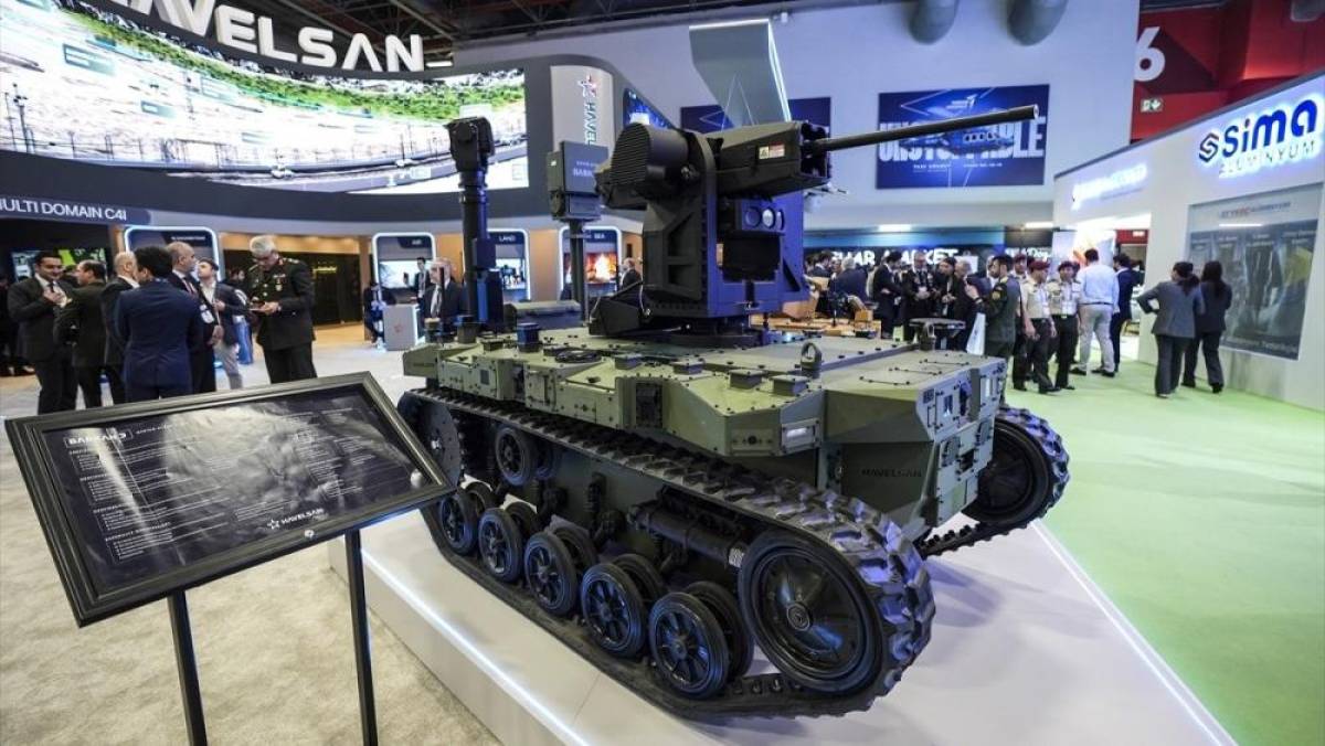 T&uuml;rk savunma sanayisinin yeni insansız kara aracı "BARKAN 3" SAHA 2026'da vitrine &ccedil;ıktı