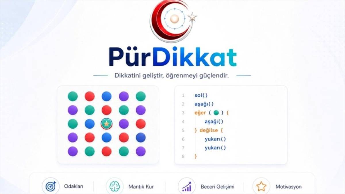 MEB, dijital dikkat geliştirme oyunu "P&uuml;rDikkat"i erişime sundu