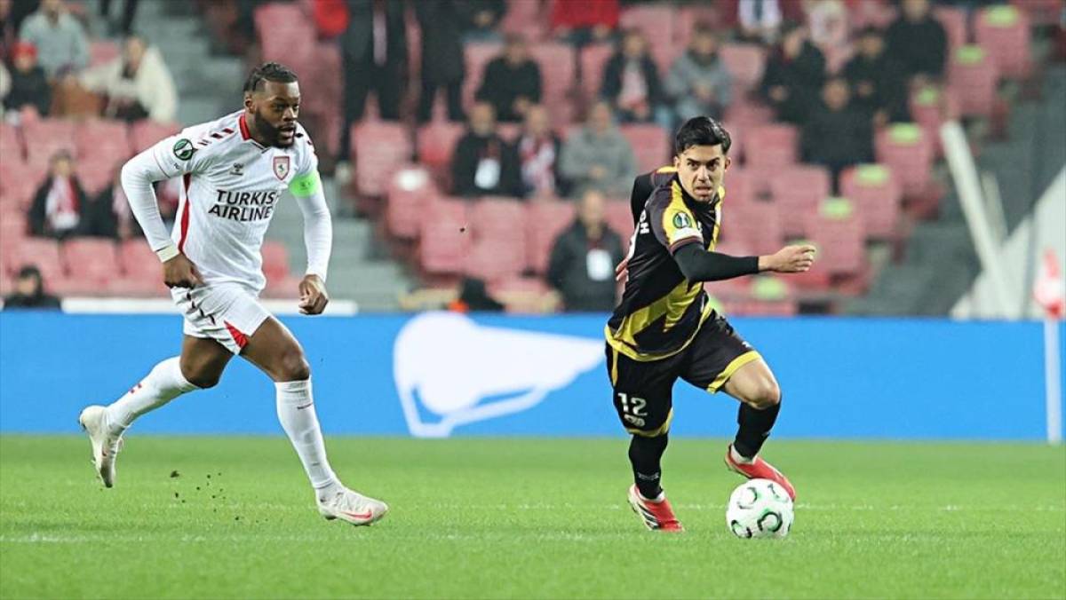 Samsunspor, UEFA Konferans Ligi son 16 turu ilk ma&ccedil;ında İspanya temsilcisi Rayo Vallecano'ya yenildi