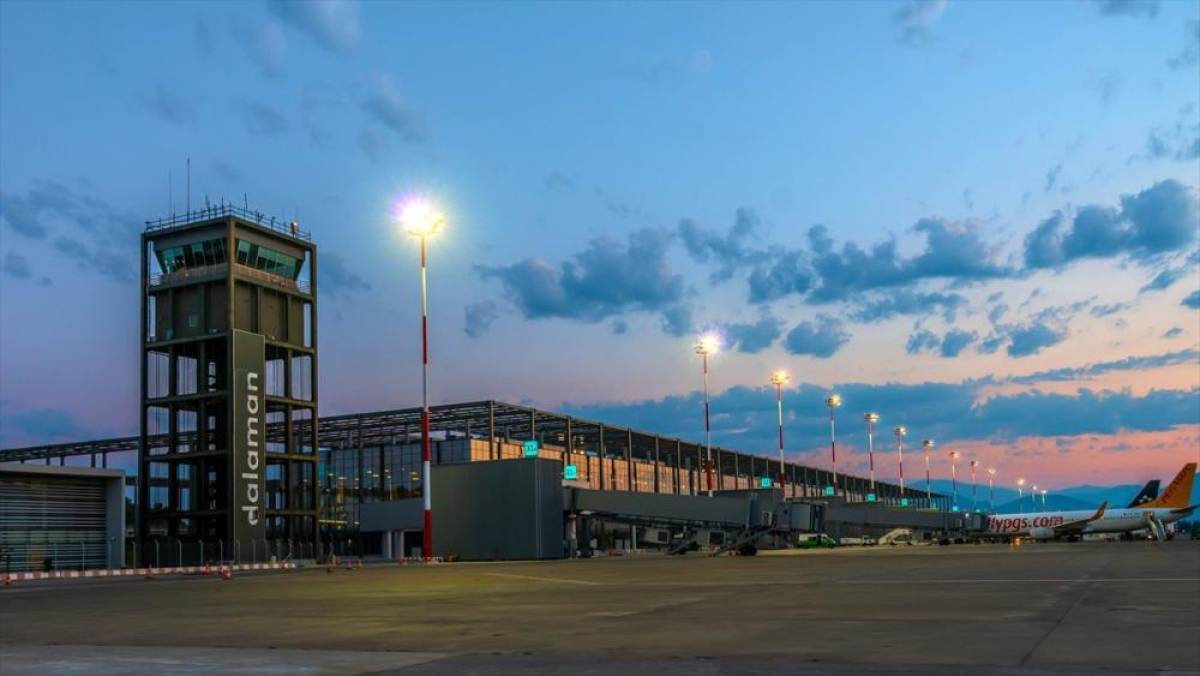 Dalaman Havalimanı mart ayında 116 bin 776 yolcuya hizmet verdi