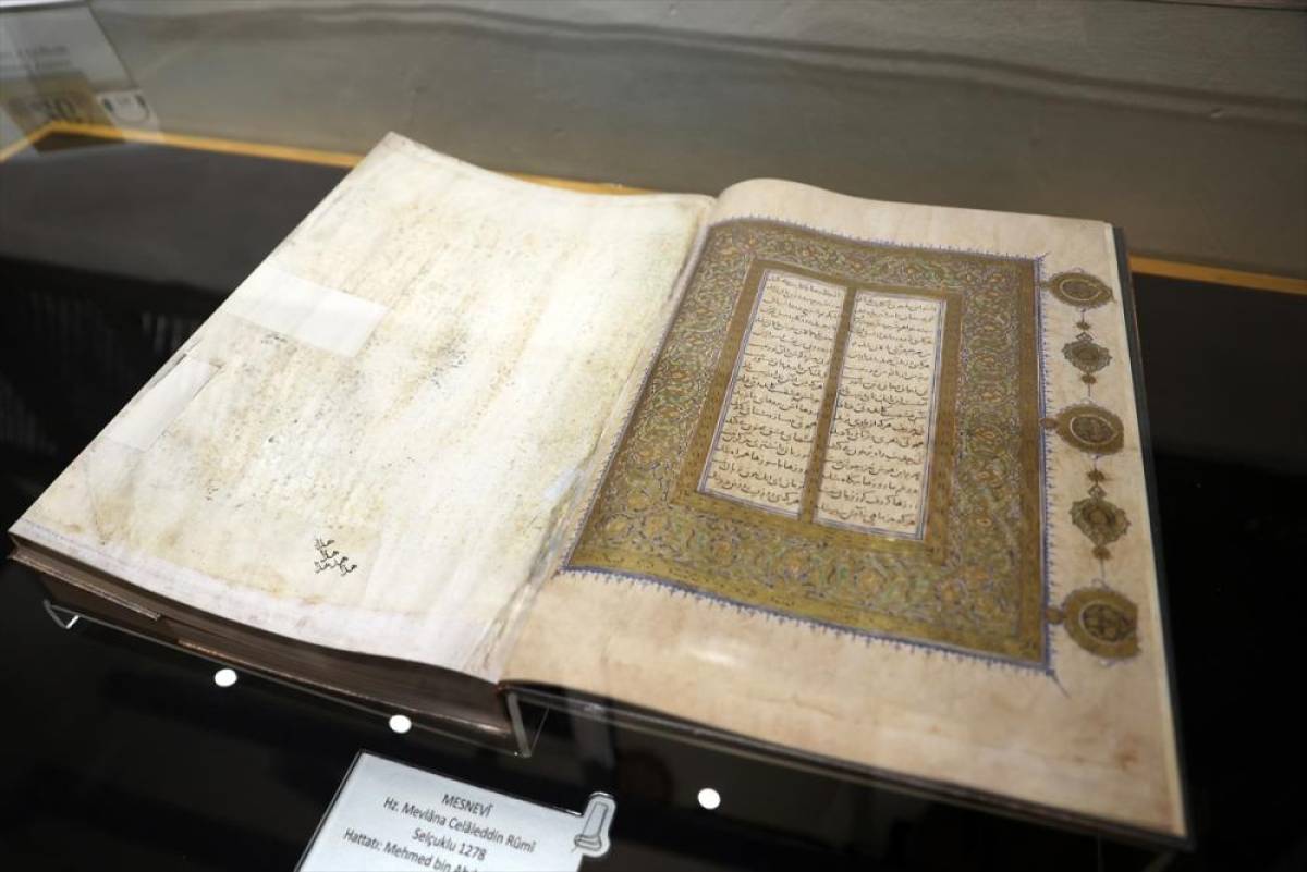 Mevlana'nın UNESCO D&uuml;nya Belleği'ne alınan eserleri &ouml;zel koşullarda korunuyor