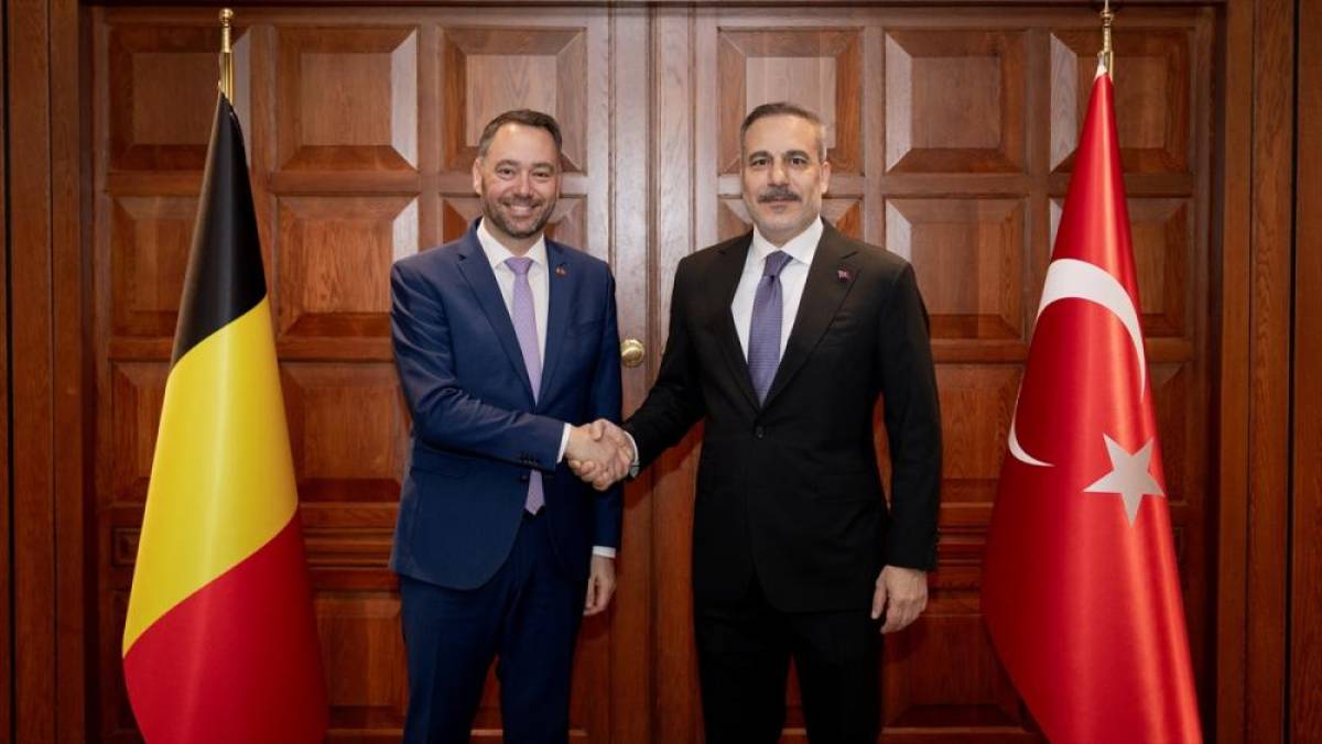 Dışişleri Bakanı Fidan, Bel&ccedil;ika Dışişleri Bakanı Prevot ile Ankara'da g&ouml;r&uuml;şt&uuml;