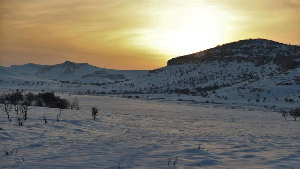 G&uuml;neydoğu'da etkili olan kar yağışı &ccedil;ift&ccedil;iyi sevindirdi
