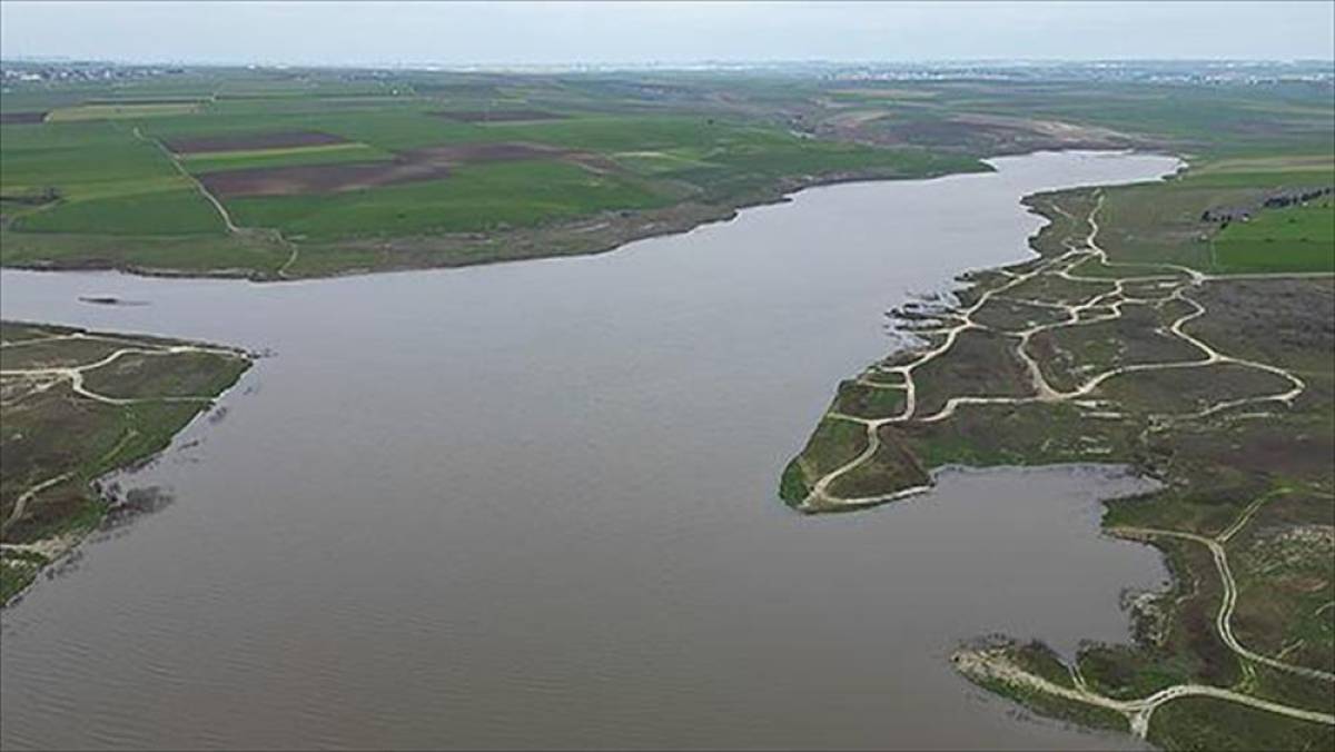 Kuraklıkla suyu &ccedil;ekilen T&uuml;rkmenli G&ouml;leti yağışlarla yeniden dolmaya başladı