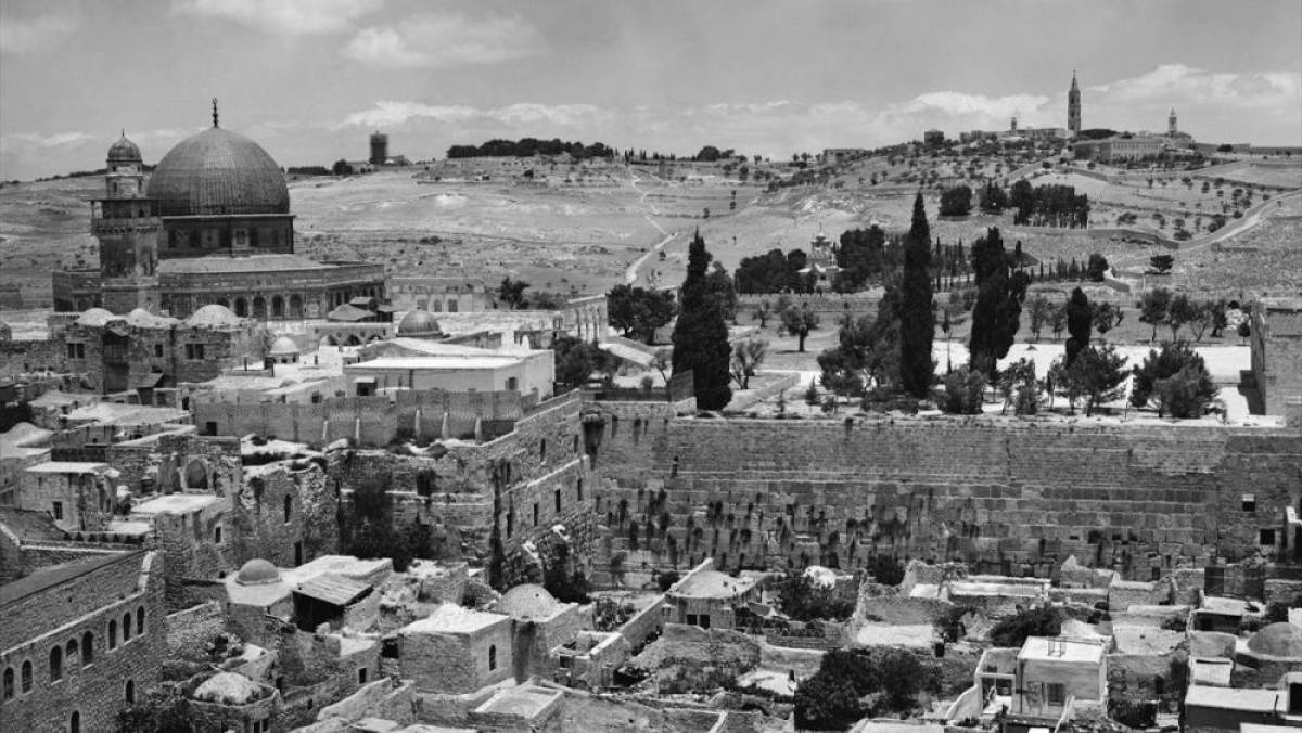 İşgalin silemediği g&ouml;rsel panorama "Kud&uuml;s'&uuml;n Hafızası" Anadolu Ajansı Arşivi'nde