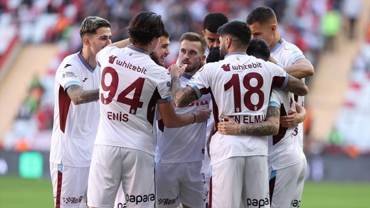 Trabzonspor'da goller 13 farklı oyuncudan geldi