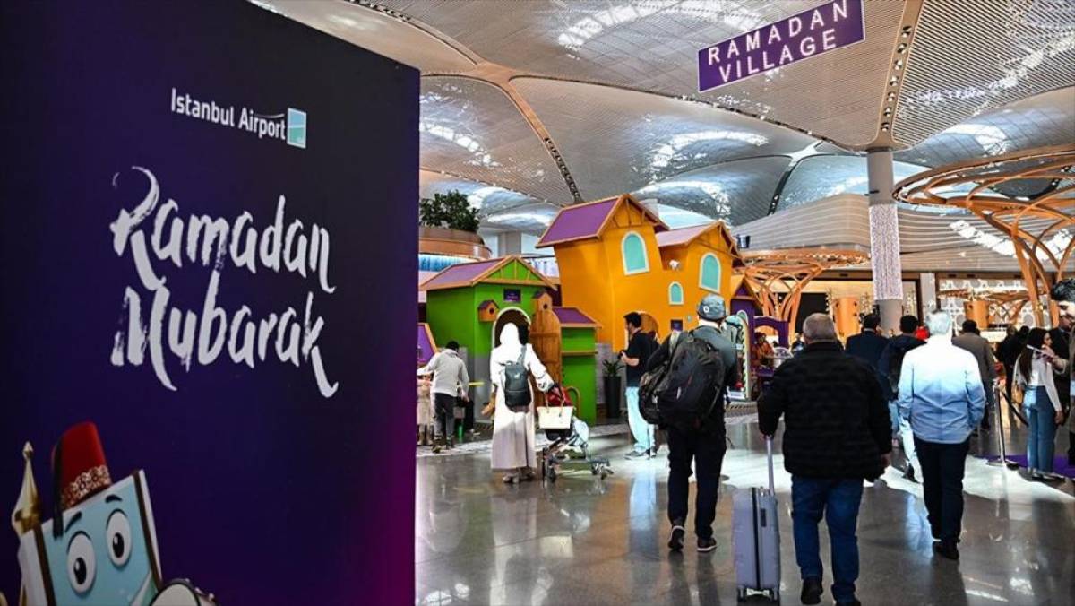 İstanbul Havalimanı'nda "Ramazan K&ouml;y&uuml;" kuruldu