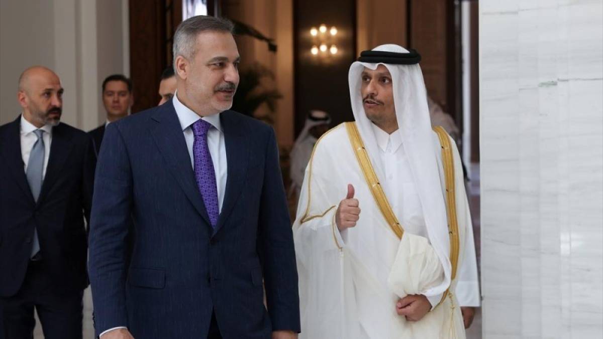 Bakan Fidan, Katarlı mevkidaşı Al Sani ile Doha'da bir araya geldi