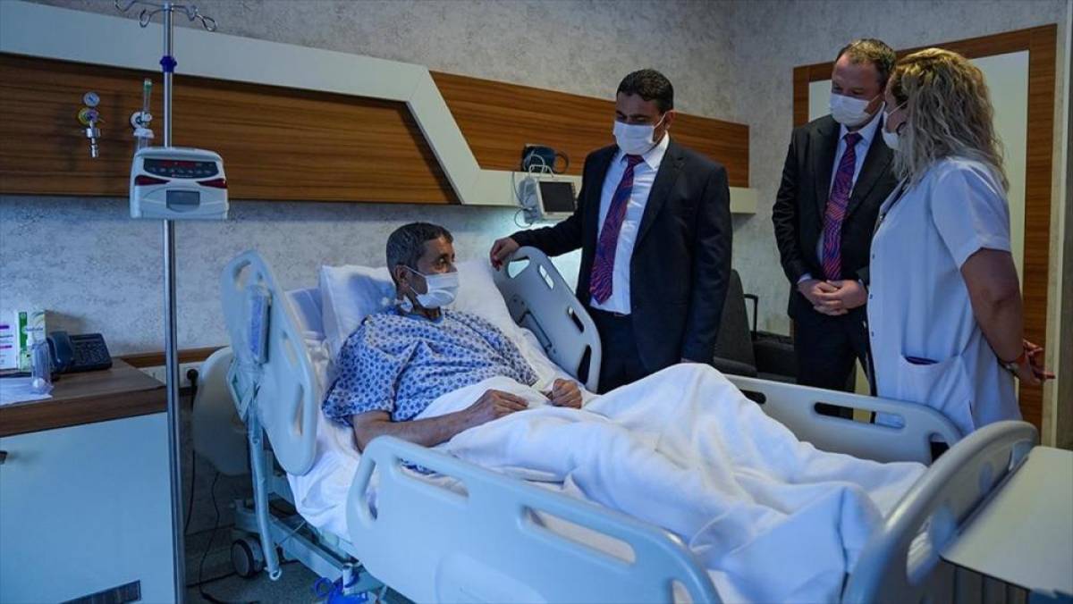 Tren hattındaki transferle organ nakline yetiştirilen hastadan makinistlere 