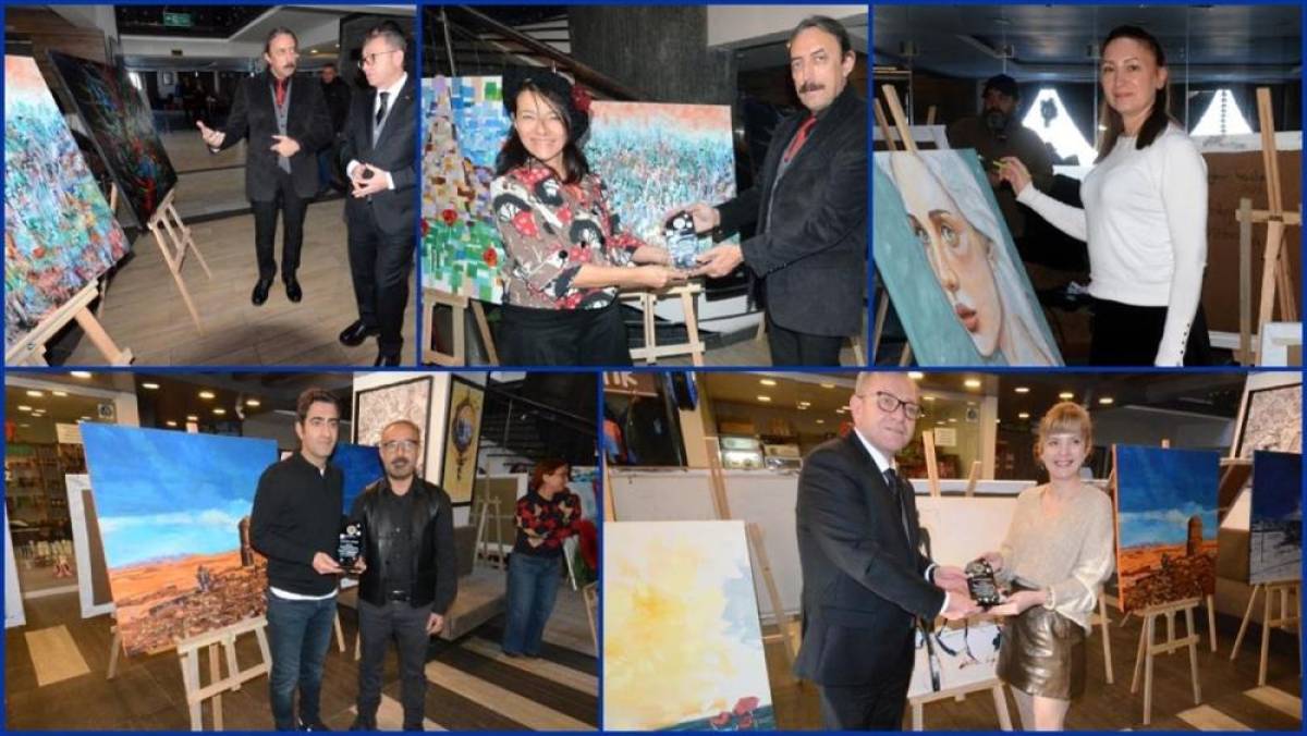 Ressamlar Kars'ın g&uuml;zelliklerini tuvale taşıdı