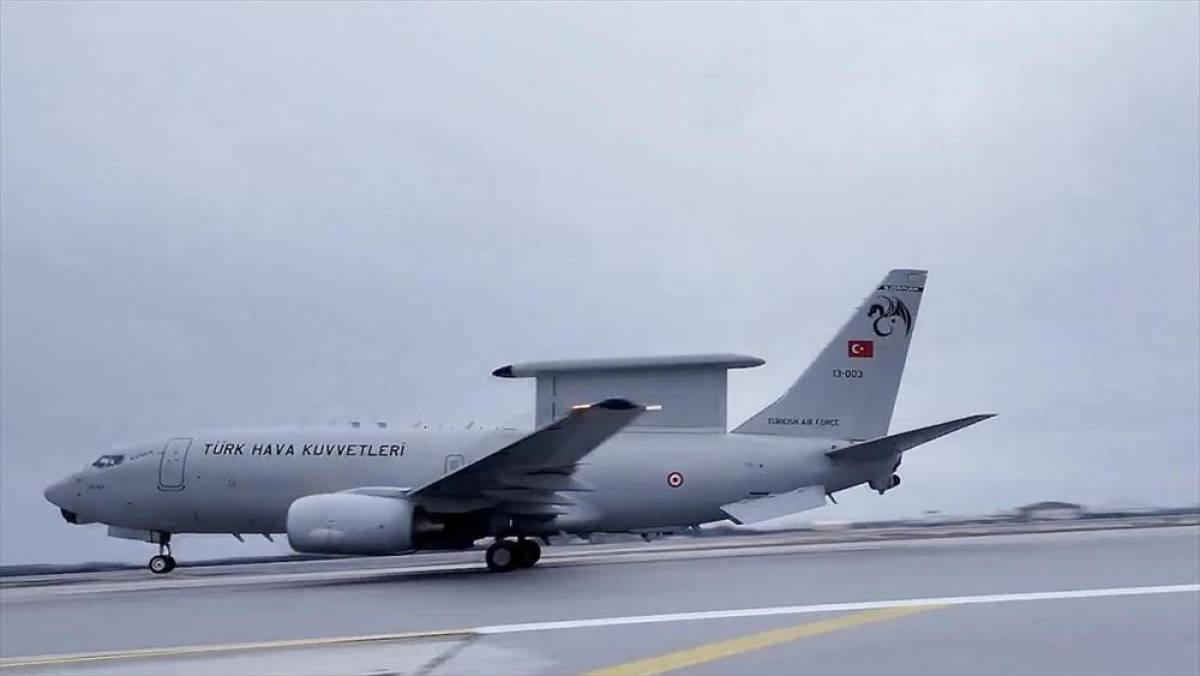 MSB'den havadan ihbar ve kontrol u&ccedil;ağı "Barış Kartalı"na ilişkin videolu paylaşım