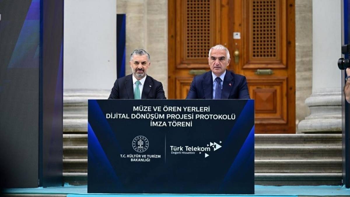 K&uuml;lt&uuml;r ve Turizm Bakanlığı ile T&uuml;rk Telekom arasında m&uuml;ze ve &ouml;ren yerlerine dair protokol imzalandı