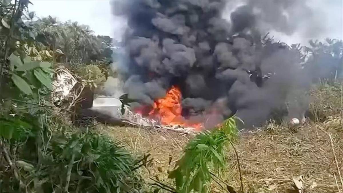 Kolombiya&rsquo;da 110&rsquo;dan fazla askeri personeli taşıyan nakliye u&ccedil;ağı d&uuml;şt&uuml;