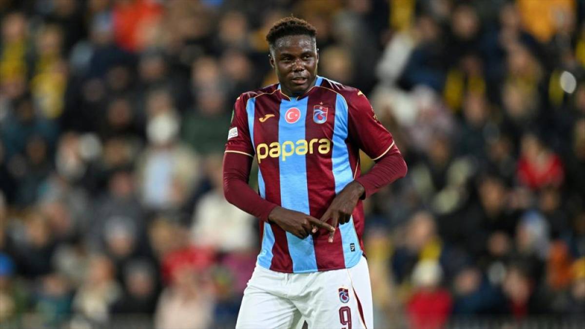 Trabzonspor'da Franculino Dju'dan 8 ma&ccedil;ta 7 goll&uuml;k katkı