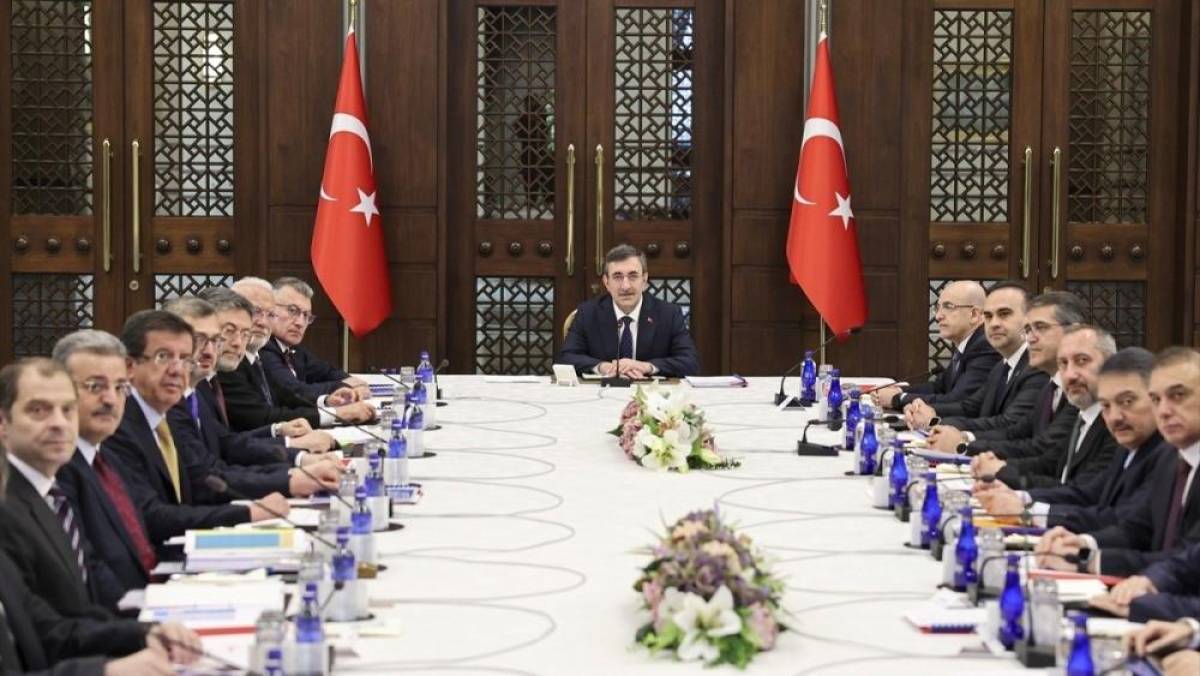 Ekonomi Koordinasyon Kurulu, Cumhurbaşkanı Yardımcısı Yılmaz başkanlığında toplandı