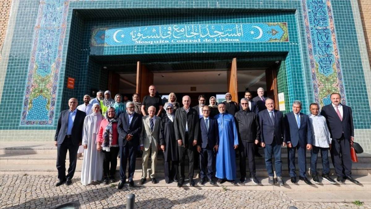 TBMM Başkanı Kurtulmuş, Portekiz'deki M&uuml;sl&uuml;man toplumun temsilcileriyle bir araya geldi