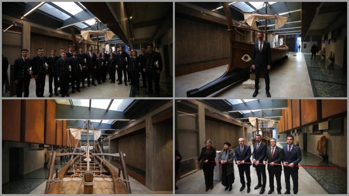 &Ccedil;anakkale'de Troya M&uuml;zesi Denizcilik Sergi Alanı a&ccedil;ıldı