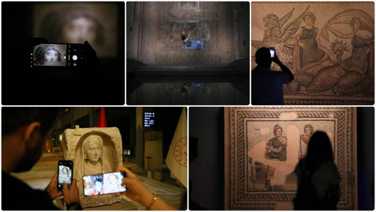 Gaziantep'teki Zeugma Mozaik M&uuml;zesi'ni bu yıl 616 bin kişi ziyaret etti