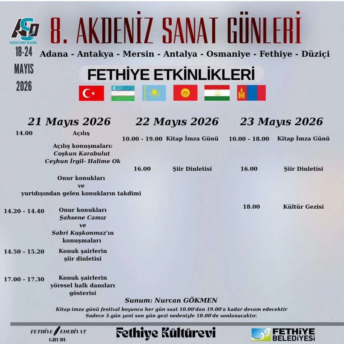 8. Akdeniz Sanat G&uuml;nleri &ndash; Fethiye Etkinlikleri