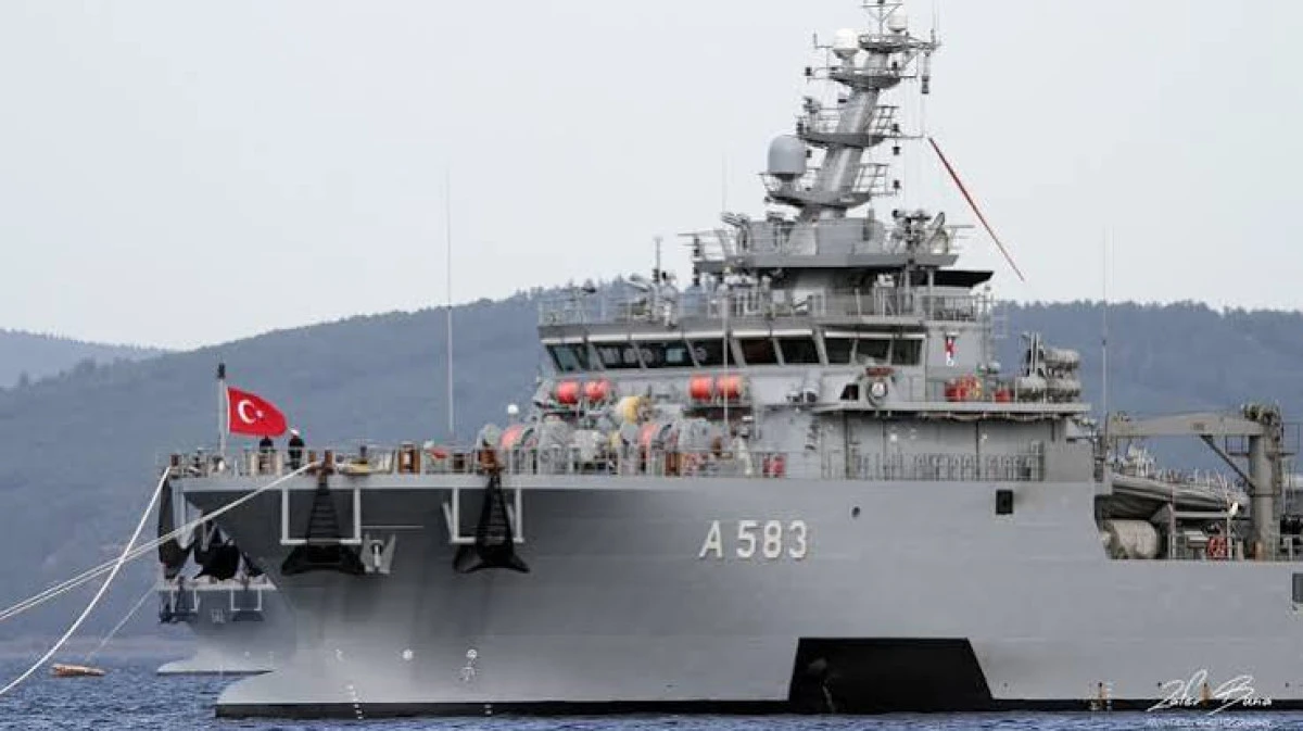 Girne'de batan gemideki 20 kişiyi TCG Işın arayacak