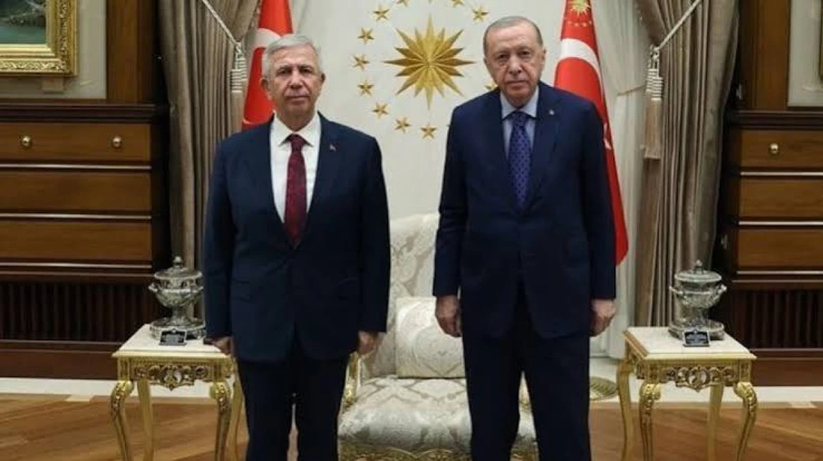 Cumhurbaşkanı Erdoğan, ABB Başkanı Mansur Yavaş ile g&ouml;r&uuml;şt&uuml;