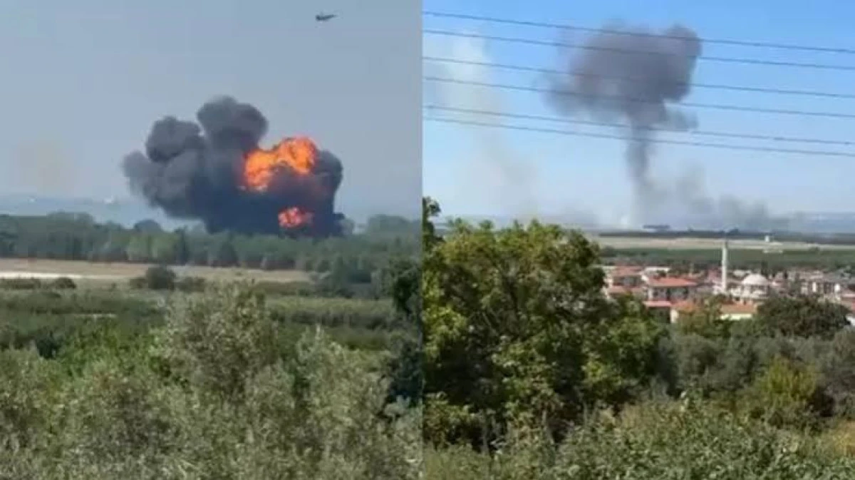 F-16 u&ccedil;ağı Yalova&rsquo;da eğitim u&ccedil;uşunda d&uuml;şt&uuml;