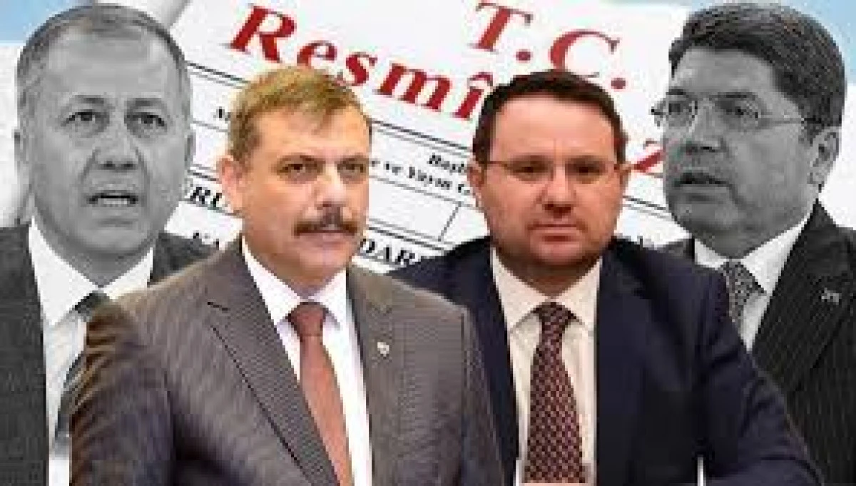 Kabinede değişim: Adalet Bakanı Akın G&uuml;rlek, İ&ccedil;işleri Bakanı Mustafa &Ccedil;ift&ccedil;i oldu