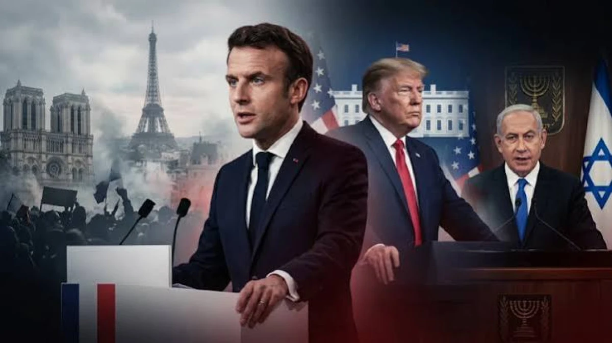Macron&rsquo;dan Trump ve Netanyahu&rsquo;ya tepki: 'Fransa &uuml;zerinden se&ccedil;im kampanyası y&uuml;r&uuml;t&uuml;yorlar'