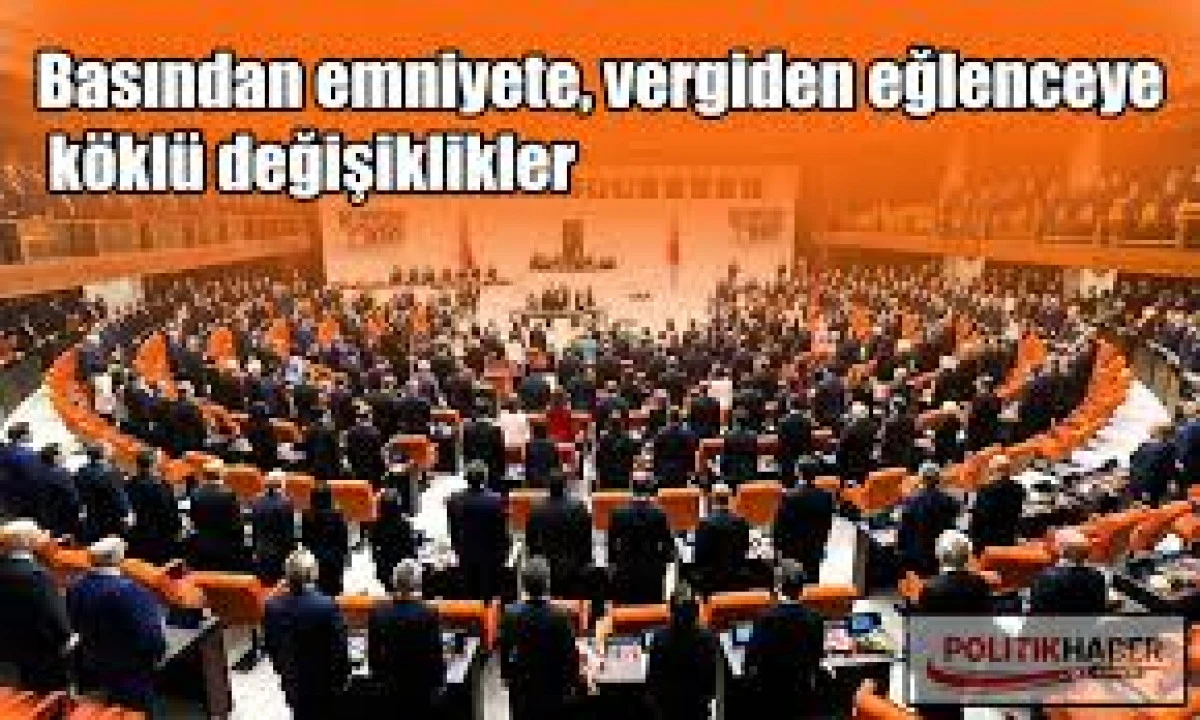 Meclis'te 26 maddelik yeni paket mesaisi
