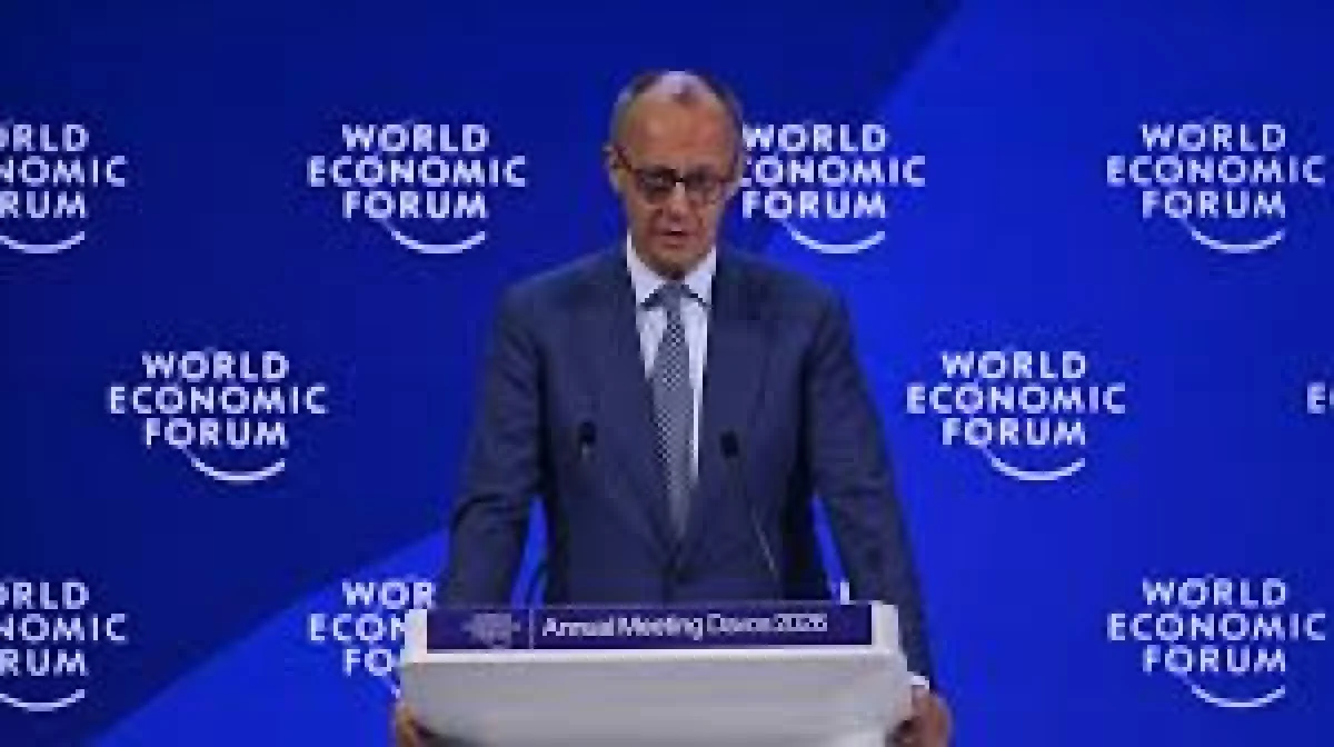 Merz Davos&rsquo;ta: "D&uuml;nya artık &lsquo;rahat bir yer&rsquo; değil"