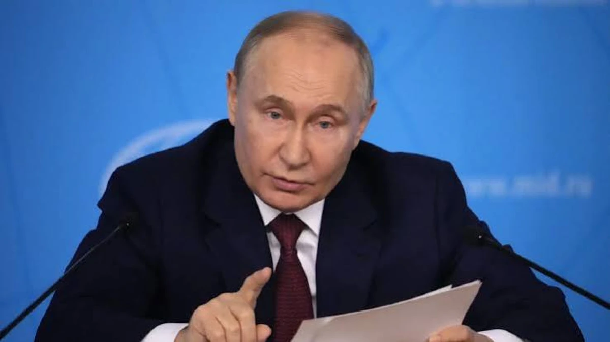 Rusya Devlet Başkanı Putin, Moskova'da yaptığı konuşmada Ukrayna ile ateşkes olasılığını reddetti