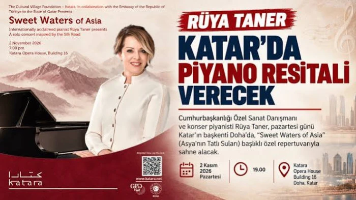 R&uuml;ya Taner&rsquo;den Katar&rsquo;da &ldquo;Asya&rsquo;nın Tatlı Suları&rdquo; resitali