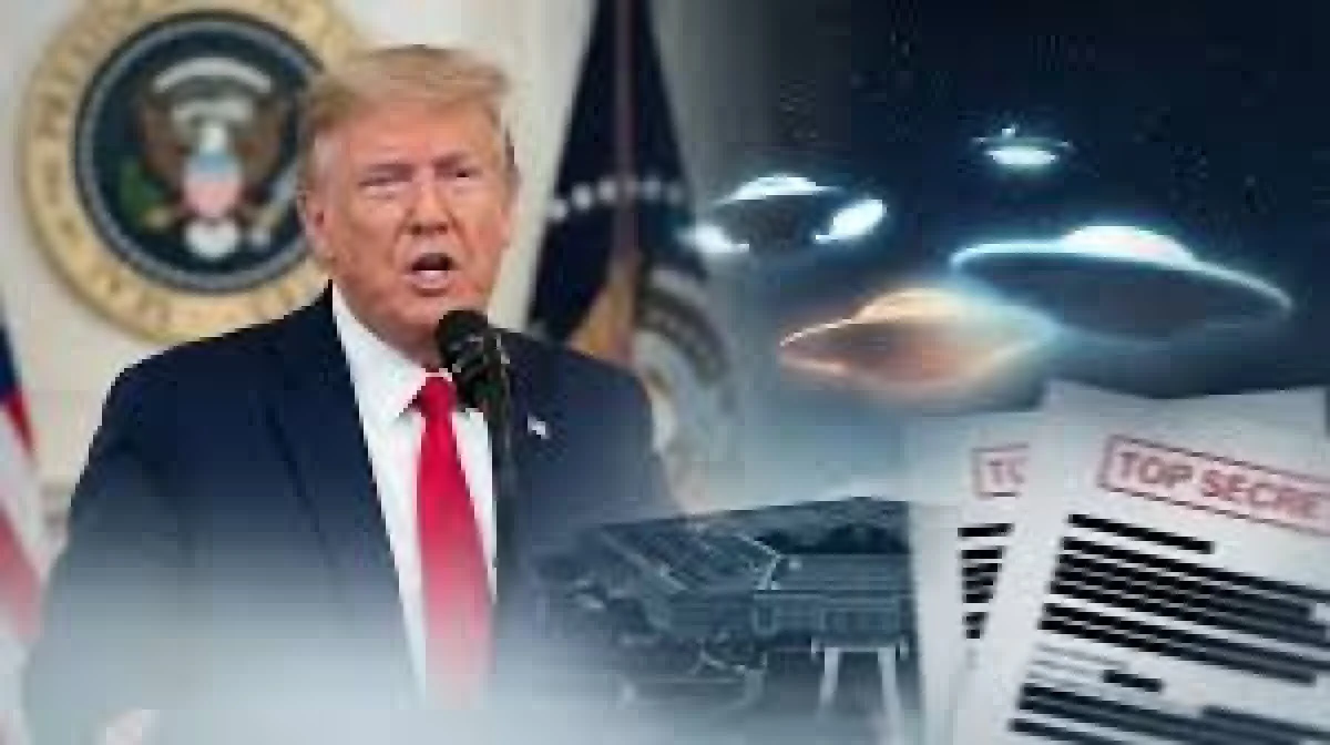 Trump'tan UFO talimatı: Gizli dosyalar halka a&ccedil;ılıyor!
