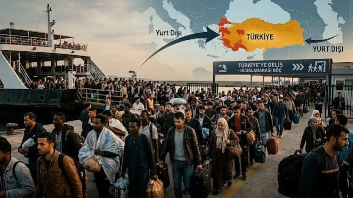 T&Uuml;İK a&ccedil;ıkladı: T&uuml;rkiye&rsquo;ye g&ouml;&ccedil; edenlerin sayısı bir yılda y&uuml;zde 25 arttı