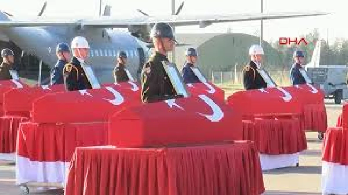 Türkiye şehitlerini uğurluyor: 20 kahraman asker için tören yapılıyor