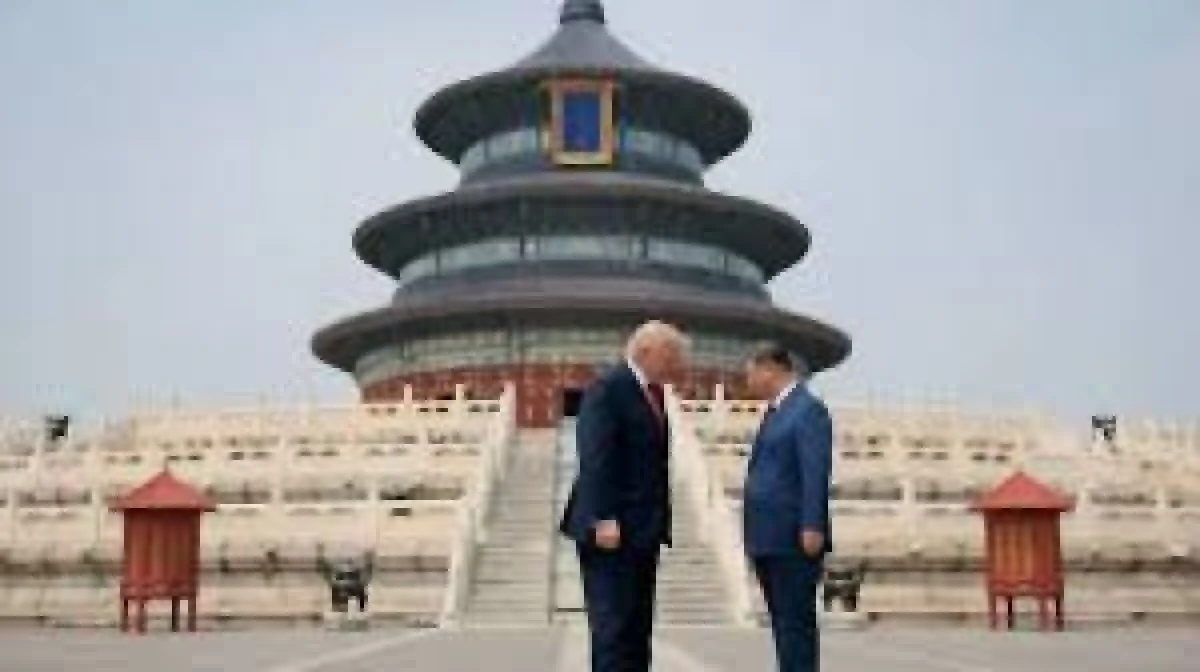 Xi, ABD başkanını Cennet Tapınağı tarihi alanına g&ouml;t&uuml;rd&uuml;